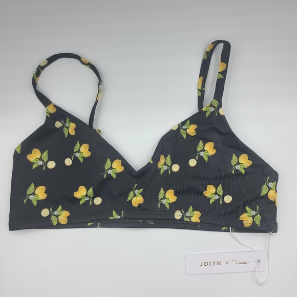 NWT Jolyn Keramas Bikini Top, Lemon Drop, Size Medium - Picture 3 of 6